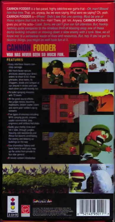 Cannon Fodder box back