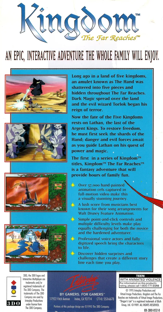 Kingdom: The Far Reaches box back