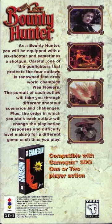 The Last Bounty Hunter box back