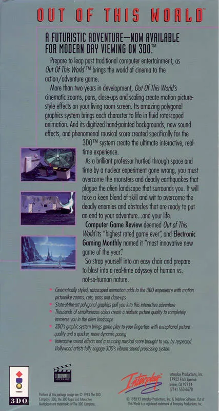 Out of This World box back