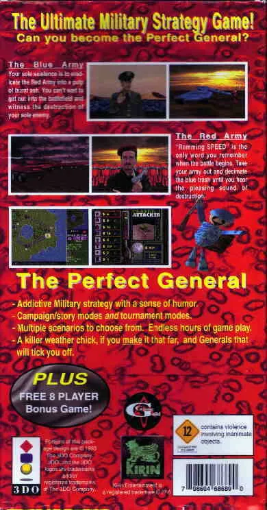 The Perfect General box back