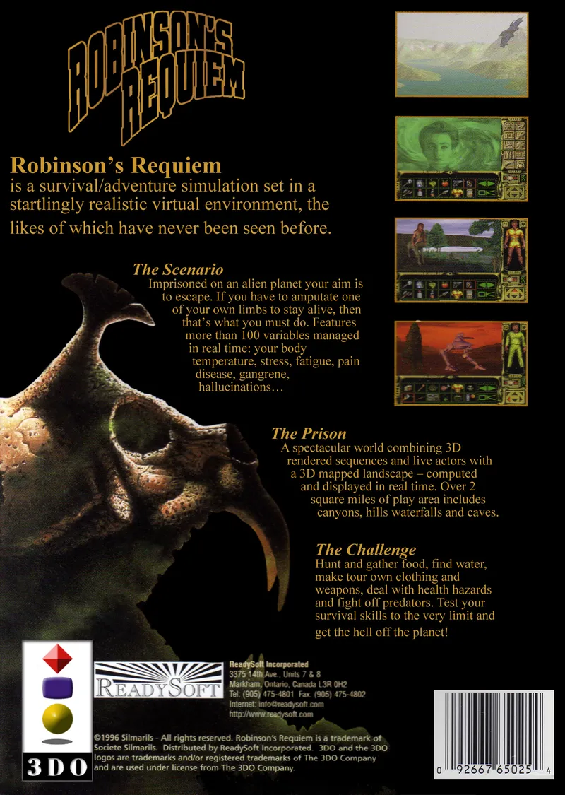 Robinson's Requiem box back