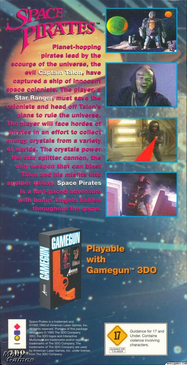 Space Pirates box back