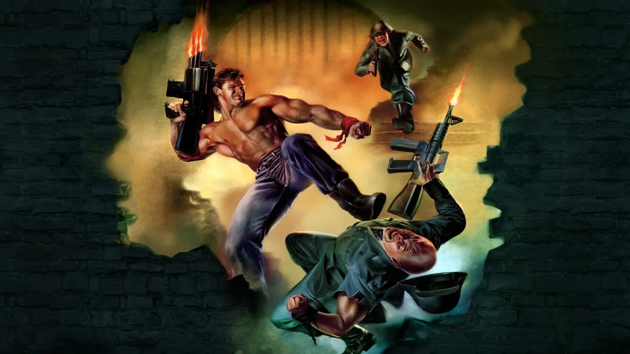 Backdrop artwork for Wolfenstein 3D