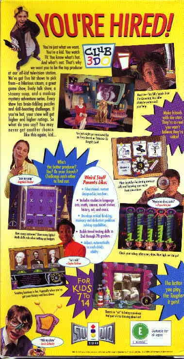 Club 3DO: Station Invasion box back
