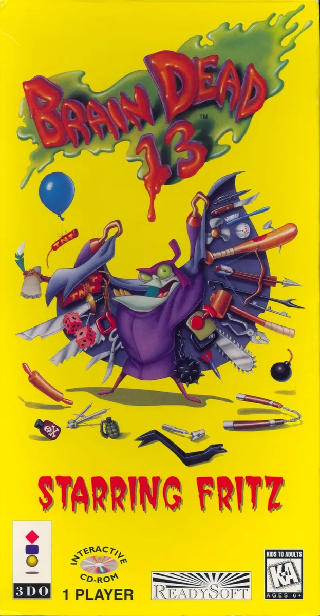 Brain Dead 13 Starring Fritz box art