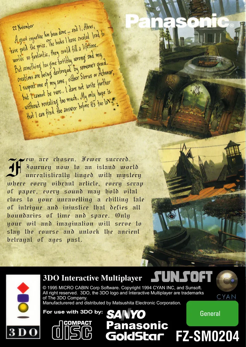 Myst box back