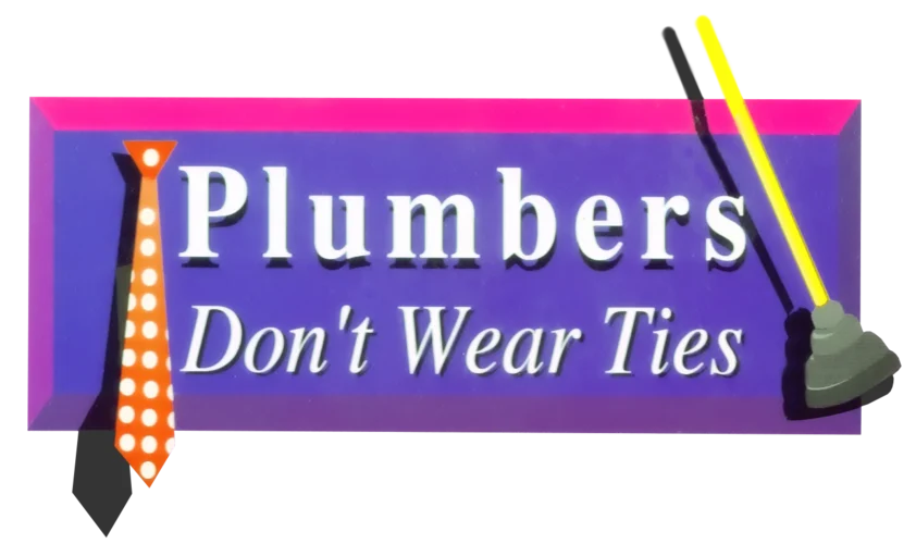Plumbers Don't Wear Ties logo