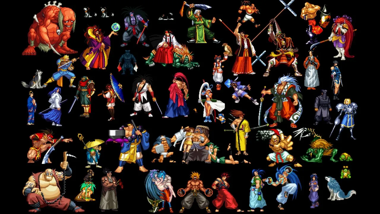 Backdrop artwork for Samurai Shodown