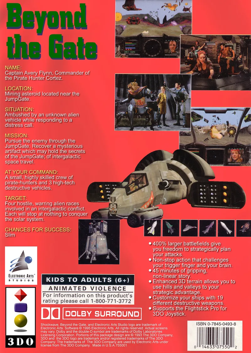 Shock Wave 2: Beyond the Gate box back