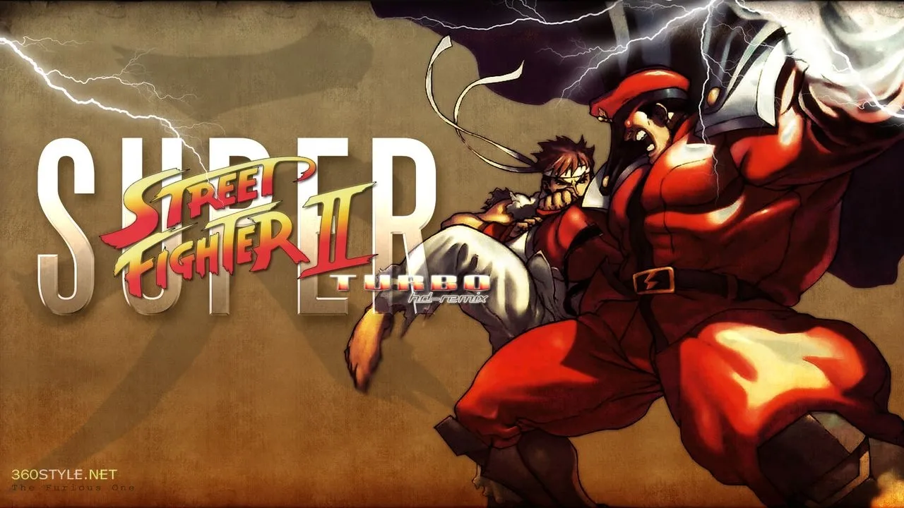 Backdrop artwork for Super Street Fighter II Turbo