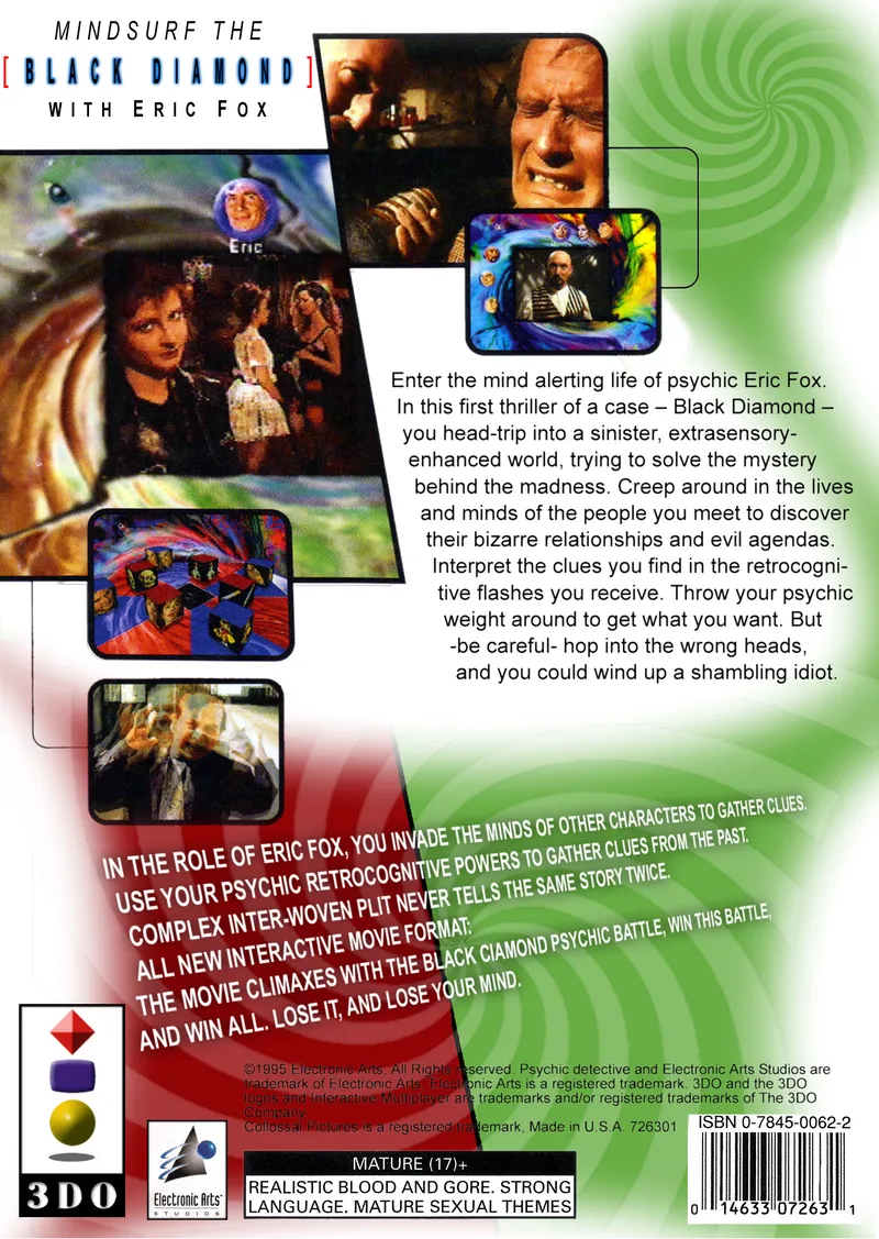 Psychic Detective box back