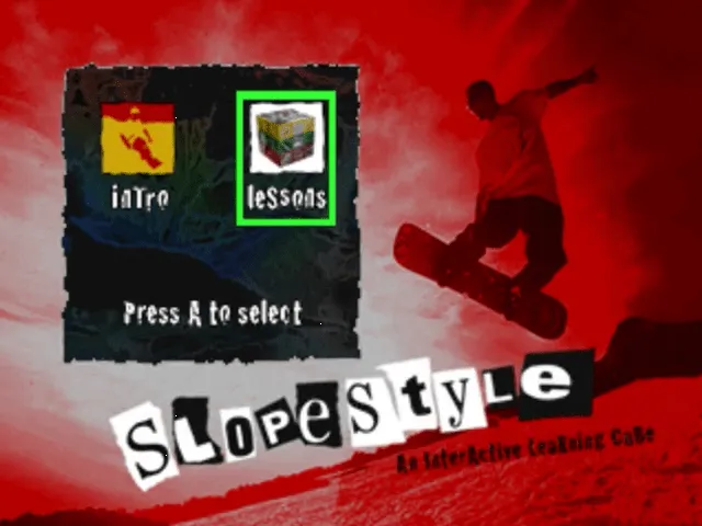 Slopestyle: An Interactive Learning Cube screenshot