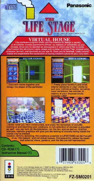 The Life Stage: Virtual House box back