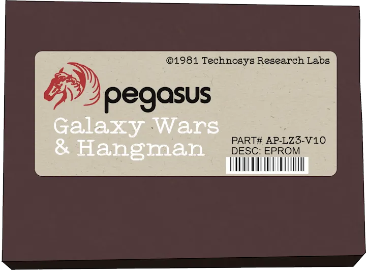 Galaxy Wars & Hangman box art