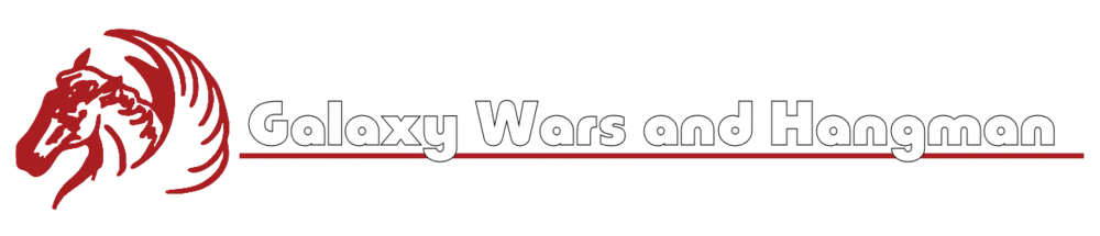Galaxy Wars & Hangman logo