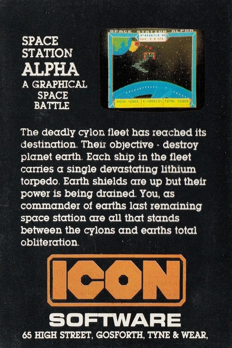 Space Station Alpha box back