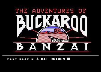 The Adventures of Buckaroo Banzai: Across the 8th Dimension! screenshot
