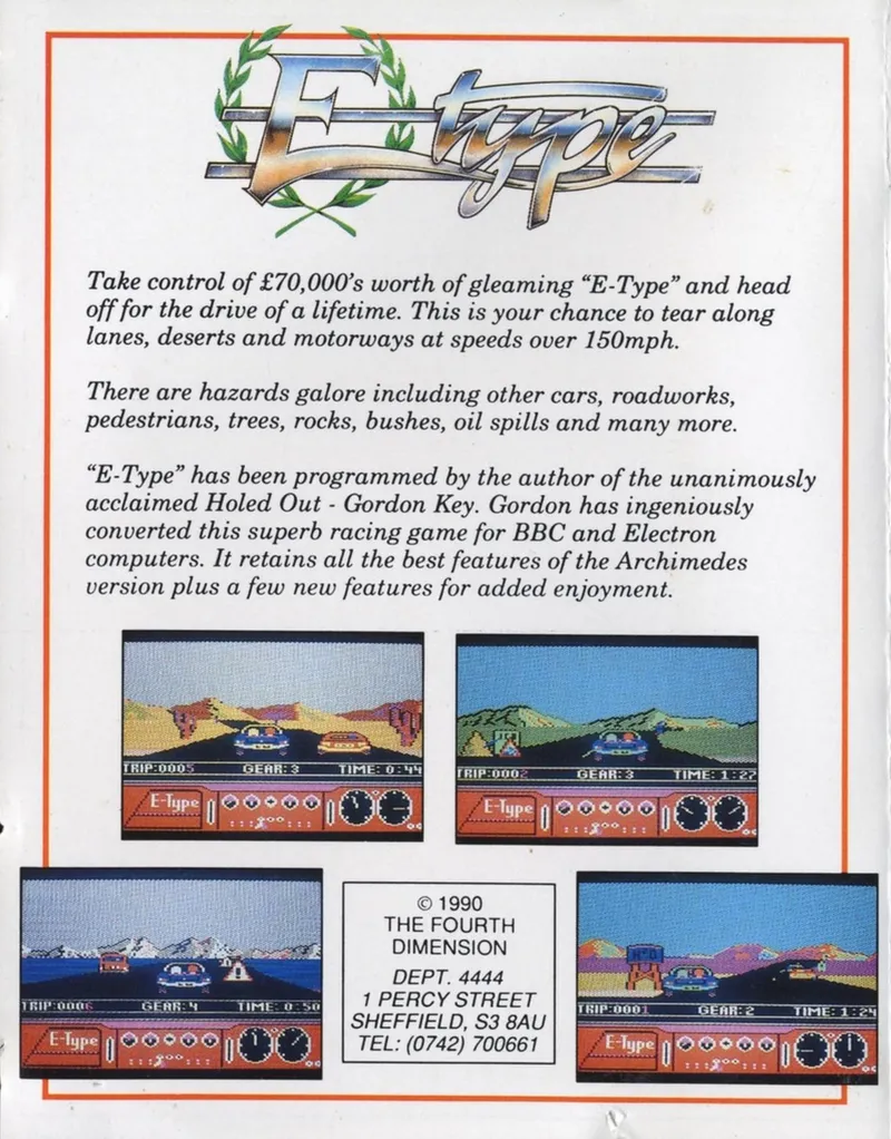 E Type box back