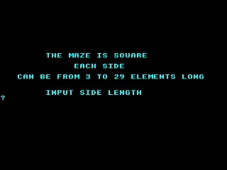Backdrop artwork for 3D Maze