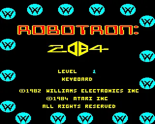 Backdrop artwork for Robotron: 2084