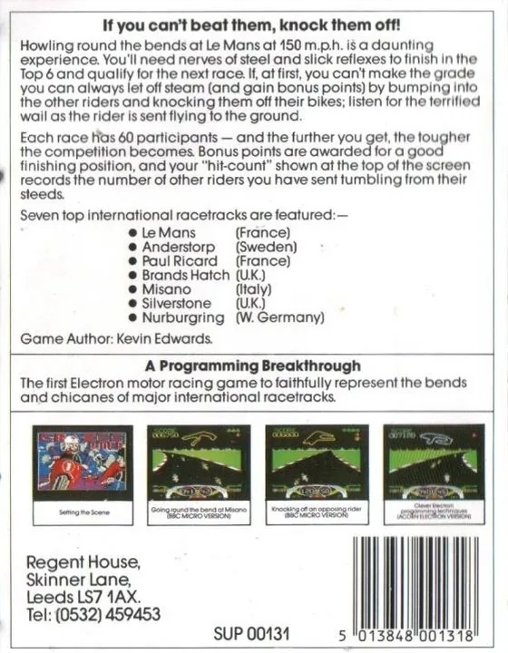 Crazee Rider box back
