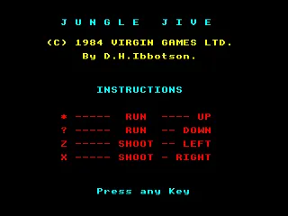 Backdrop artwork for Jungle Jive