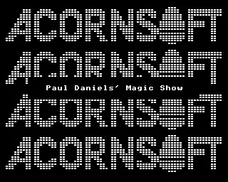 Backdrop artwork for Paul Daniels' Magic Show