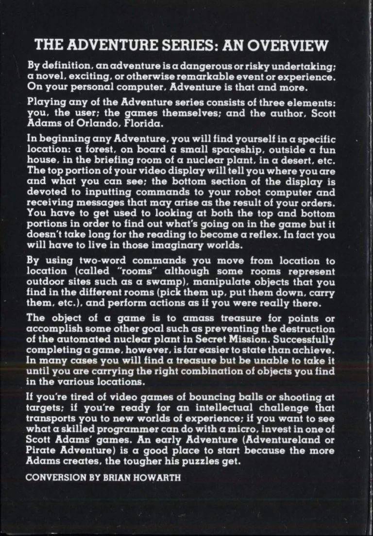 Secret Mission box back
