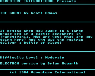 Backdrop artwork for The Count