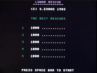 Lunar Rescue screenshot