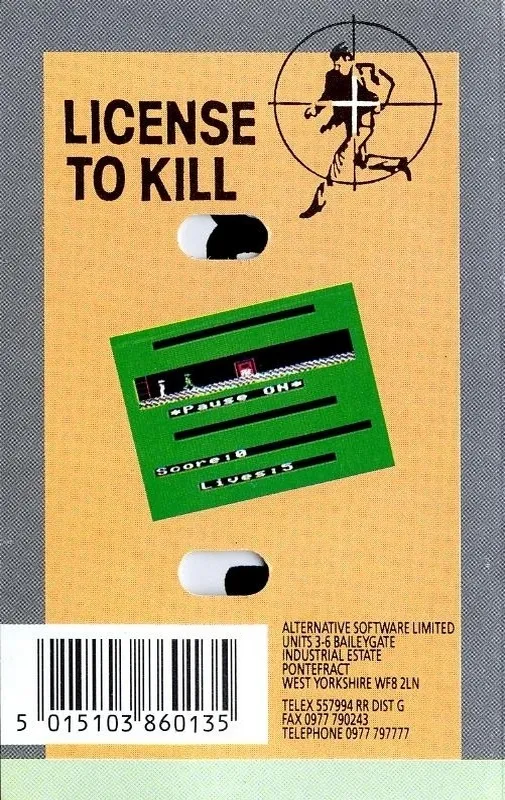 Licence to Kill box back
