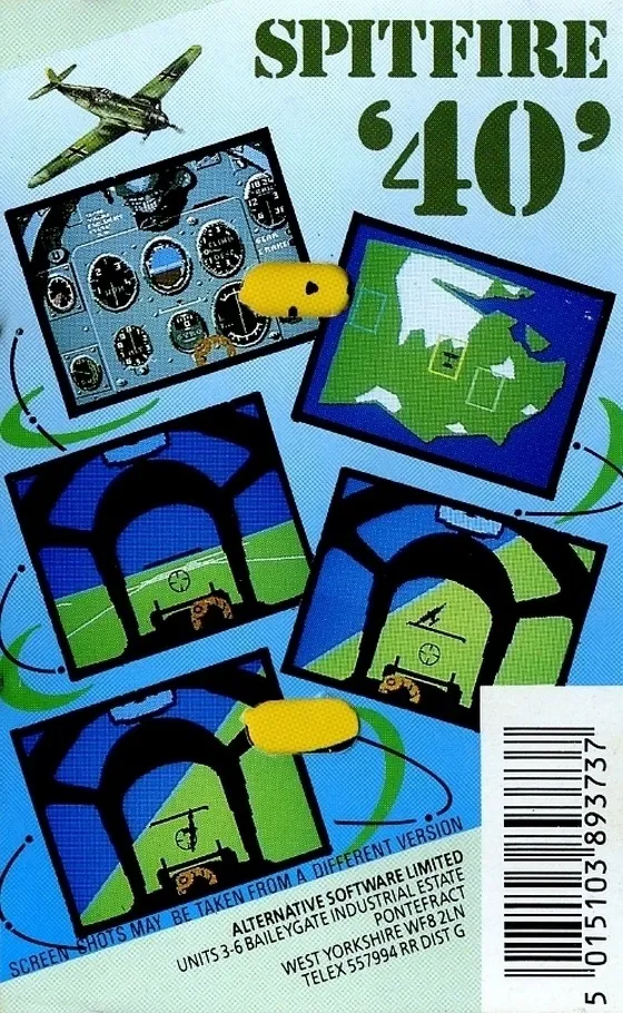 Spitfire 40 box back