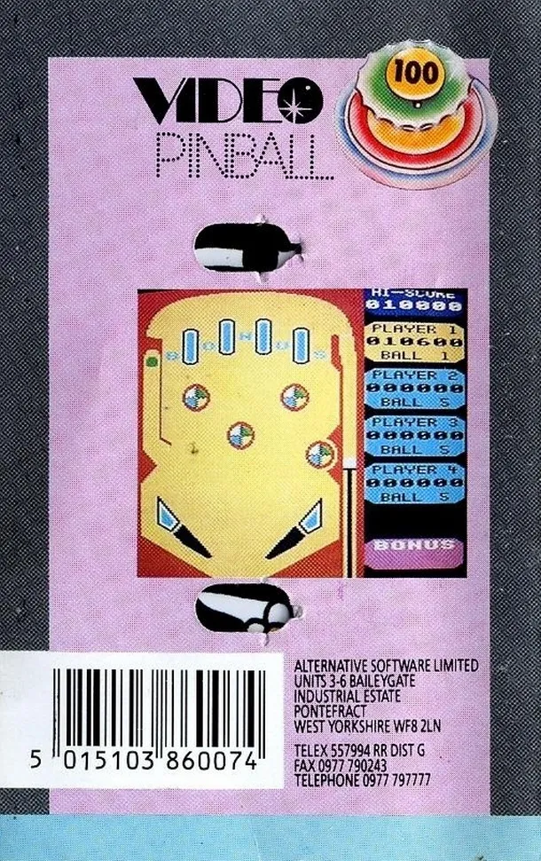 Pinball box back