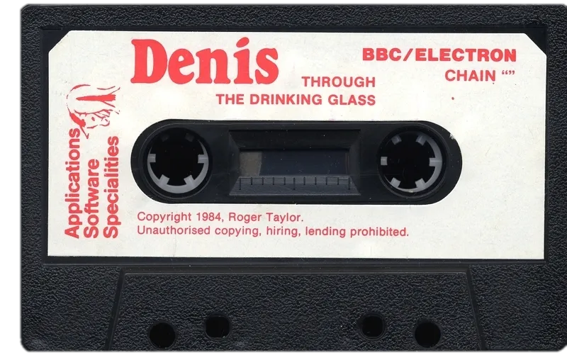 Denis Through the Drinking Glass cart