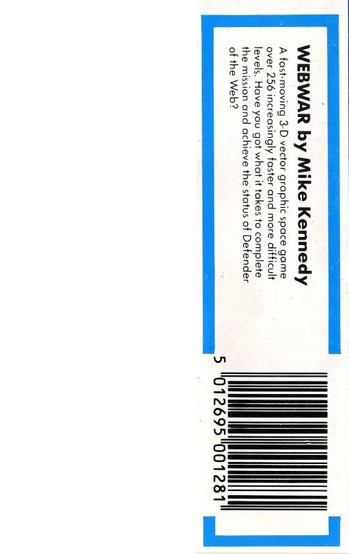 Web War box back