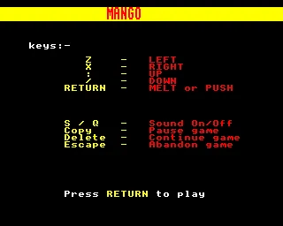 Mango screenshot