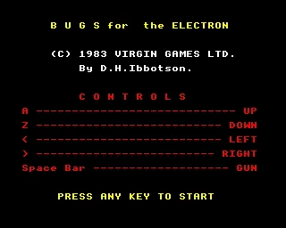 Bugs screenshot