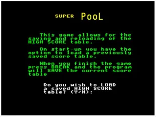 Backdrop artwork for Super Pool