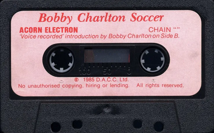 Bobby Charlton Soccer cart