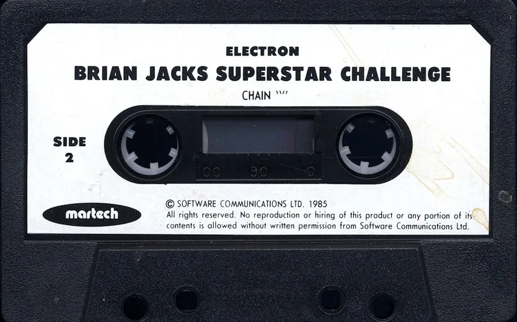 Brian Jacks Superstar Challenge cart