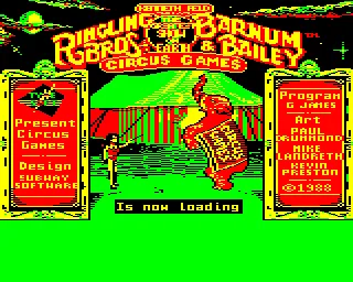 Backdrop artwork for Circus Games