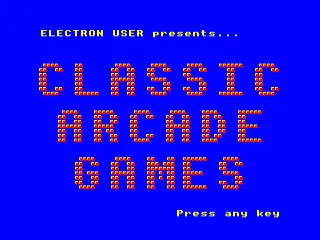 Backdrop artwork for Classic Arcade Games