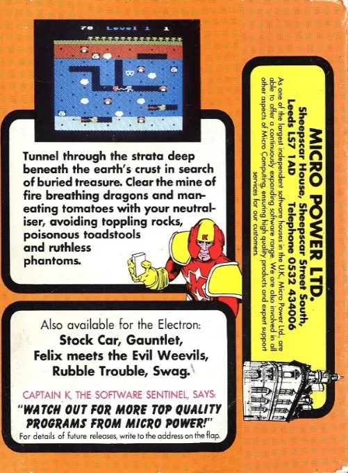 The Mine box back