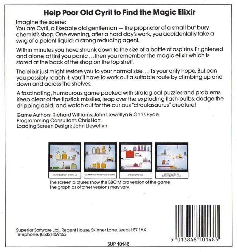 Elixir box back