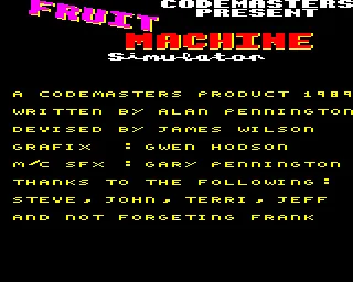 Backdrop artwork for Fruit Machine Simulator
