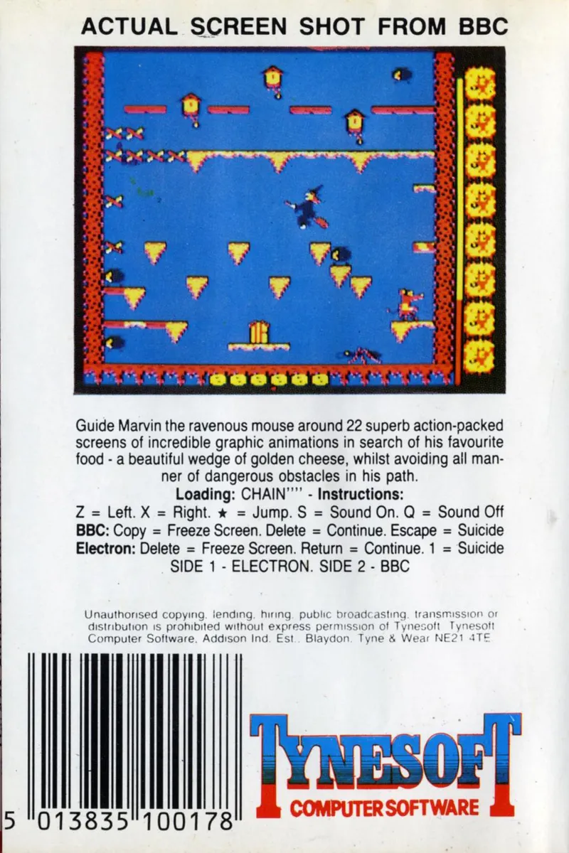 Mouse Trap box back