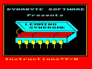 Backdrop artwork for Lemming Syndrome