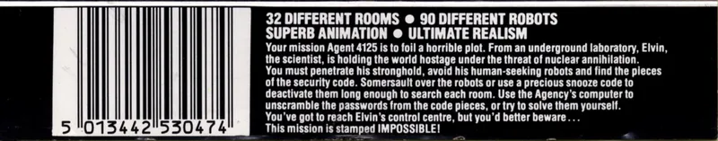 Impossible Mission box back