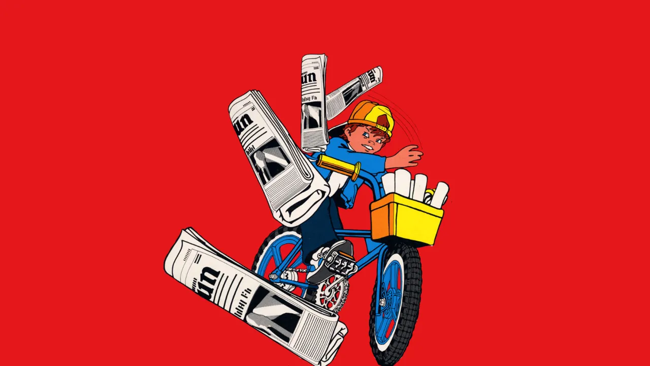 Backdrop artwork for Paperboy